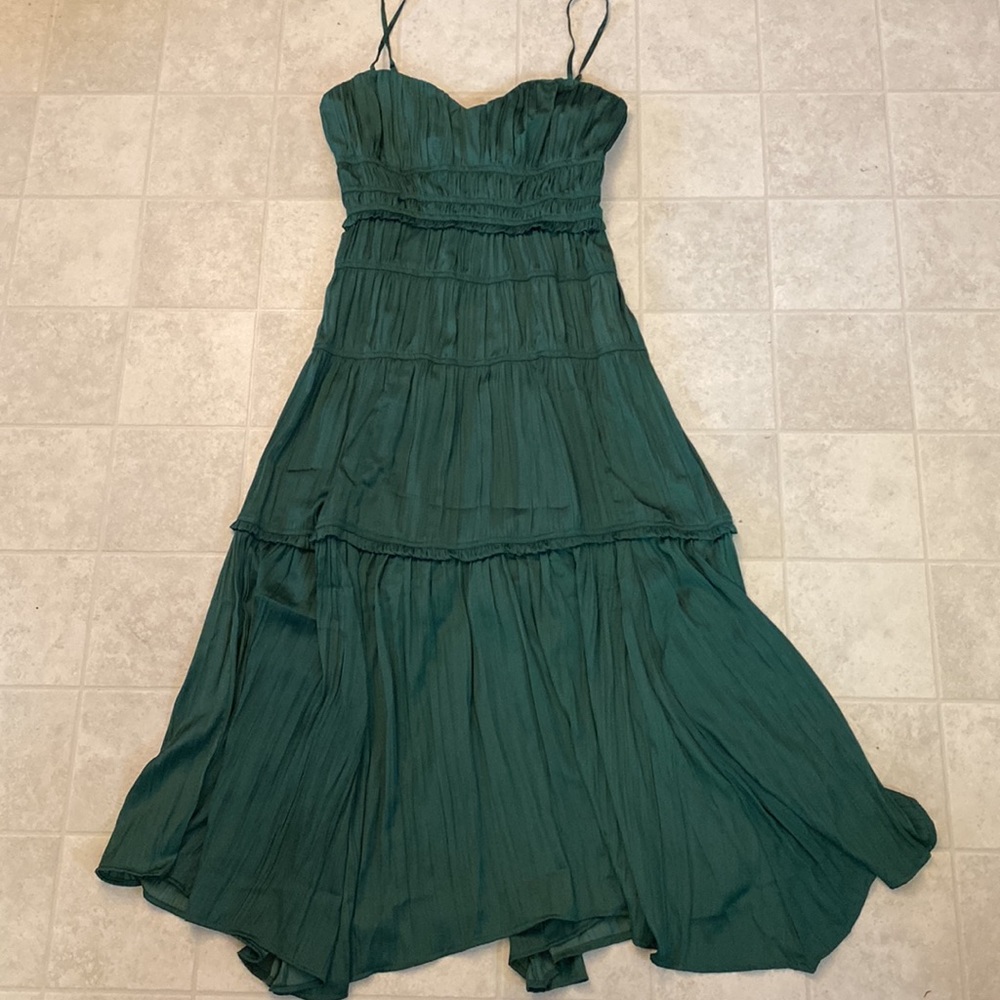 Anthropologie Ruched Slip Dress NWT - Picture 5 of 13